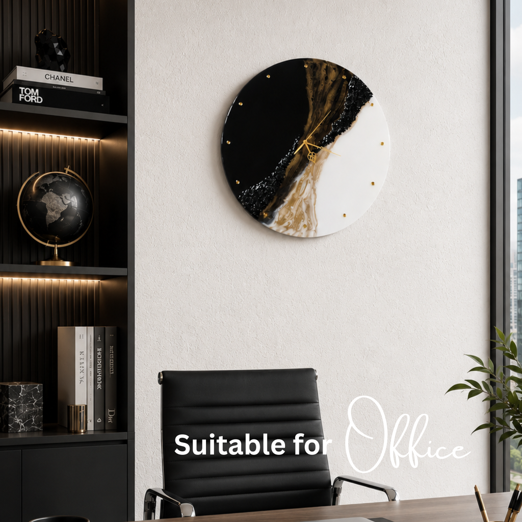 Anahat Kalaa-Midnight Vein Wall Clock
