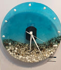 Anahat Kalaa – Aqua Shore Resin Wall Clock
