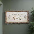 Elegant Custom Name Plate with Om & Shubh Labh Design