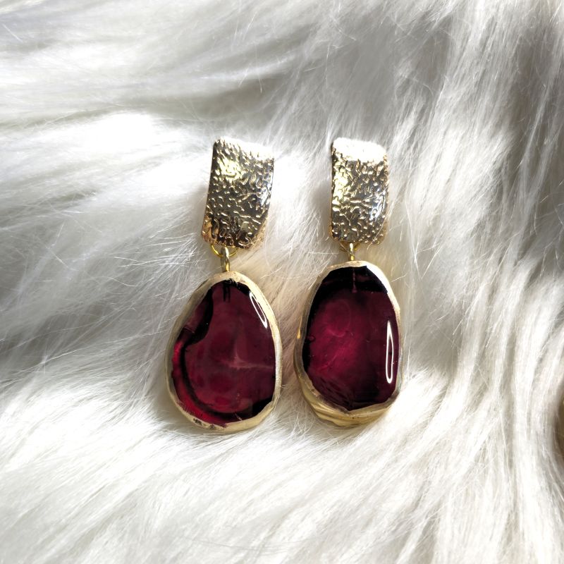 Anahat Kalaa Ruby Glow Statement Necklace Set