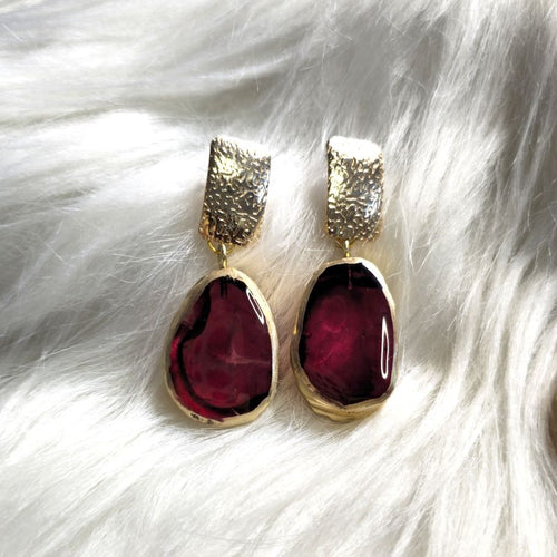 Anahat Kalaa Ruby Glow Statement Necklace Set