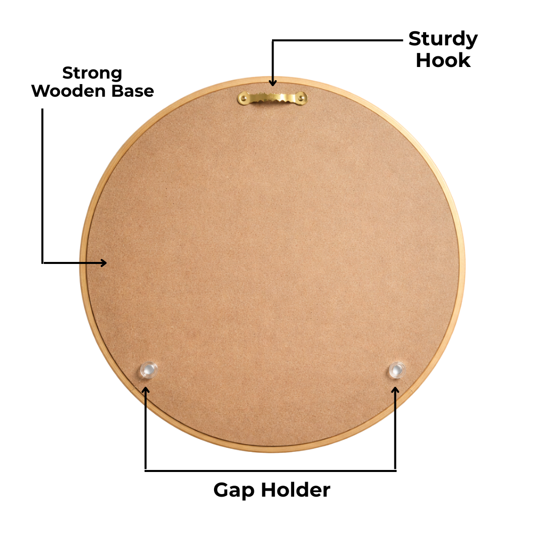 Anahat Kalaa Crimson Geode Wall Art