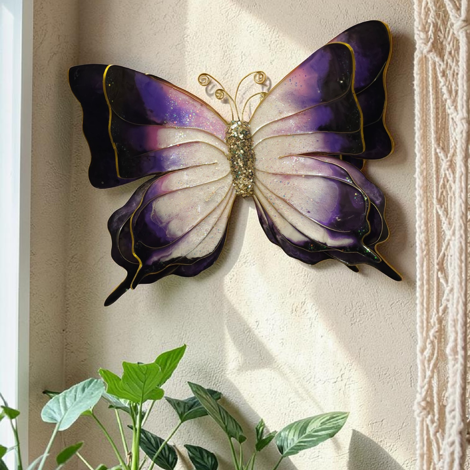 Anahat Kalaa Smokey Wings 3D Buuterfly