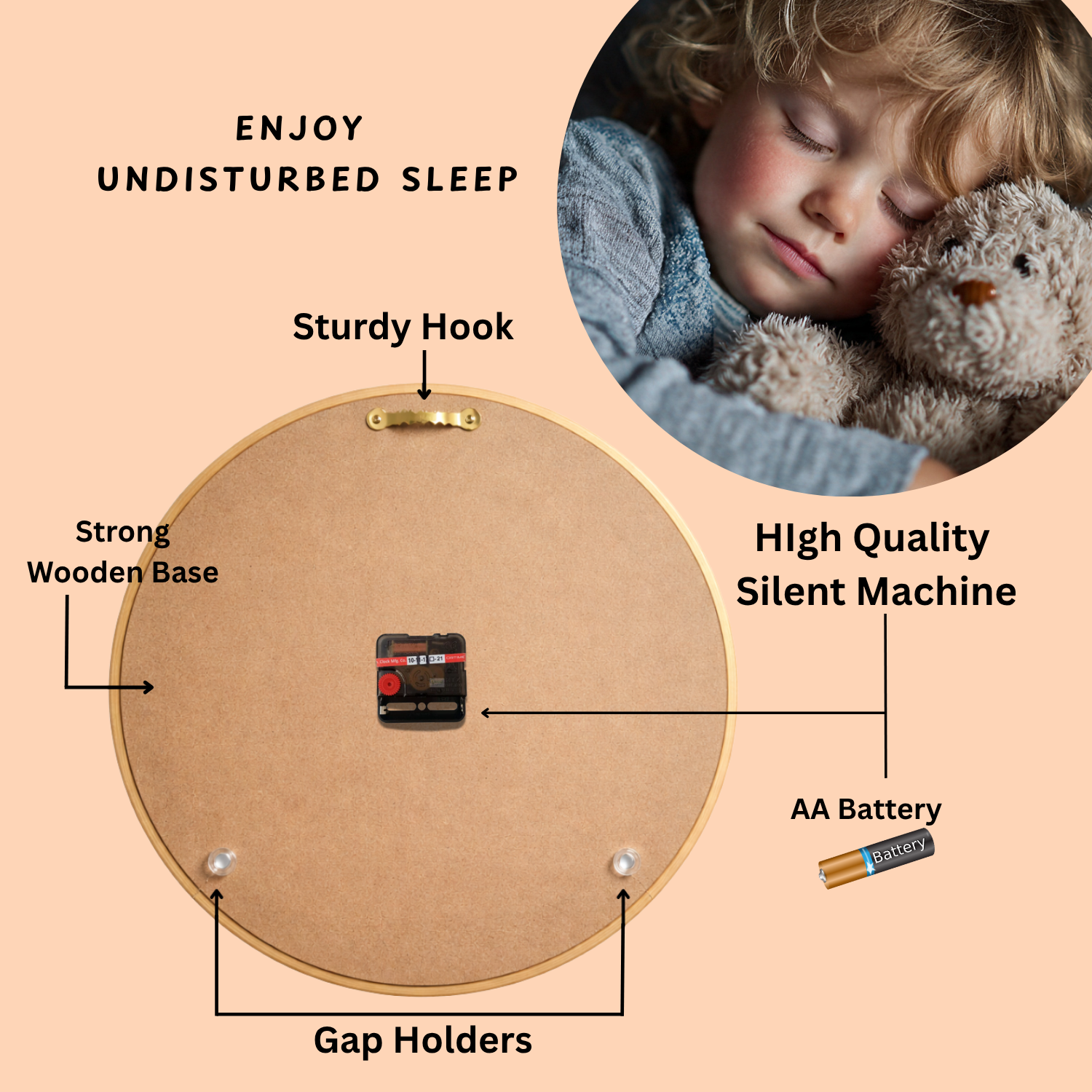 Anahat Kalaa – Beach line Wall Clock