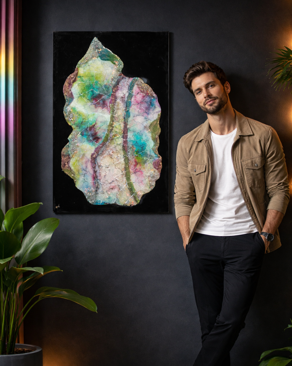 Anahat Kalaa Shades of Opal Wall Art