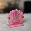 Pink Lakshmi Floral Resin Standee