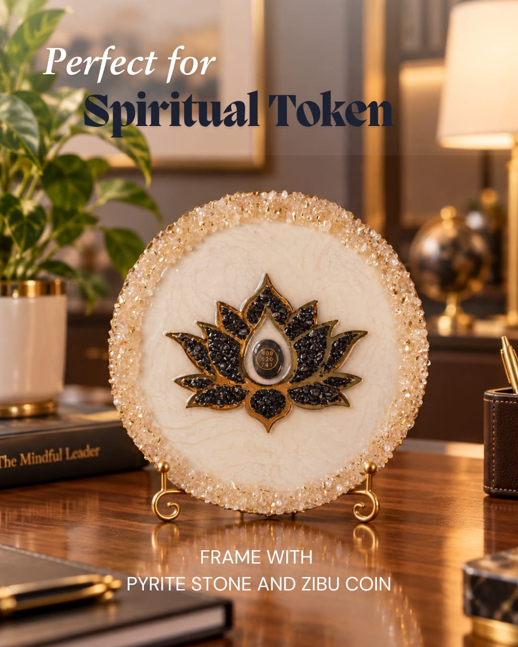 Anahat Kalaa – Royal Lotus Resin Art Décor ✨