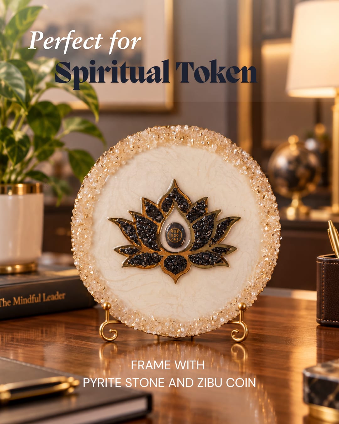 Anahat Kalaa – Royal Lotus Resin Art Décor ✨