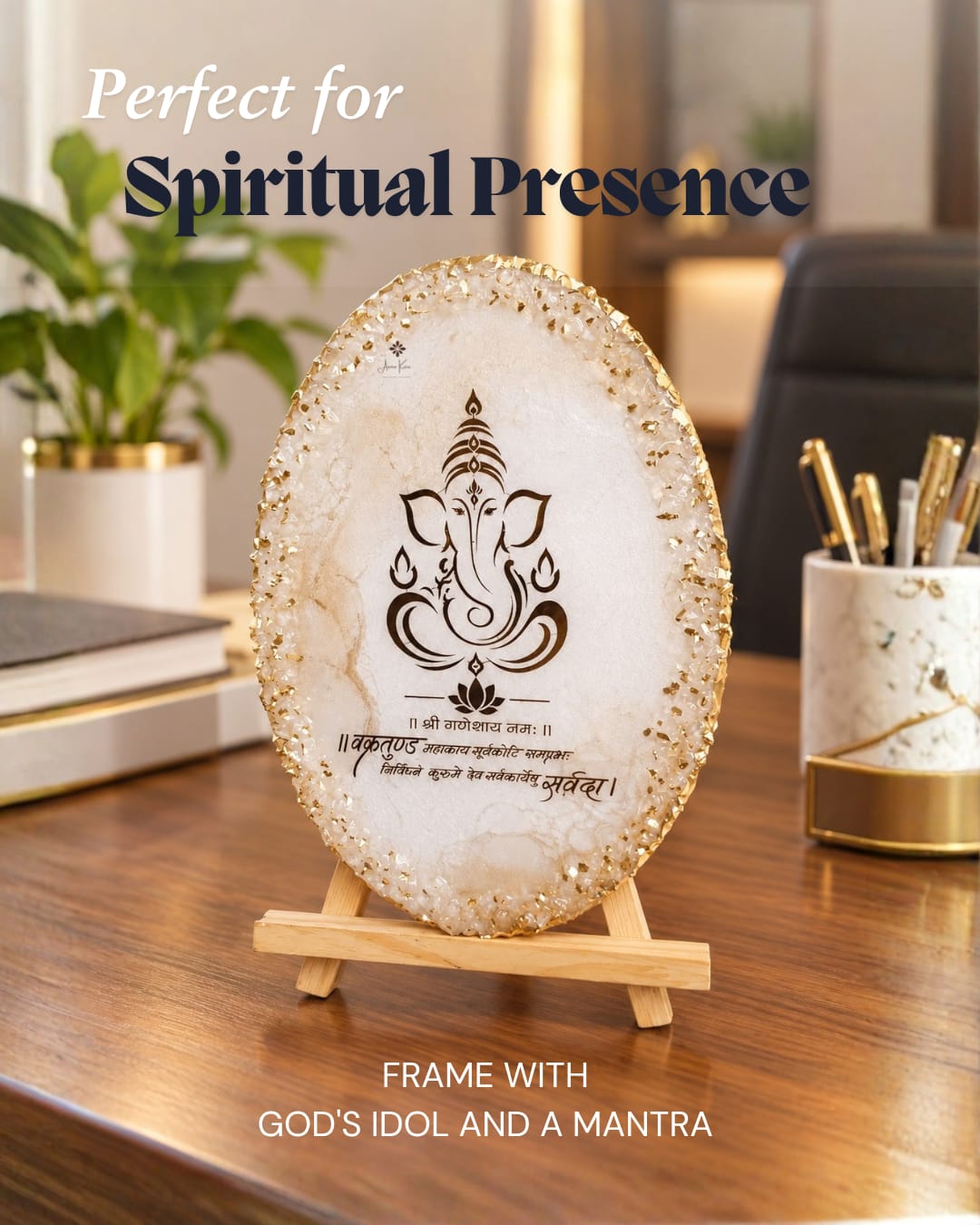 Anahat Kalaa – Shree Ganesha Spiritual Resin Décor