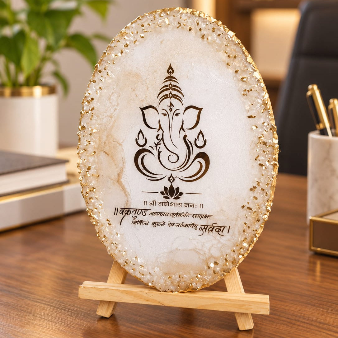 Anahat Kalaa – Shree Ganesha Spiritual Resin Décor