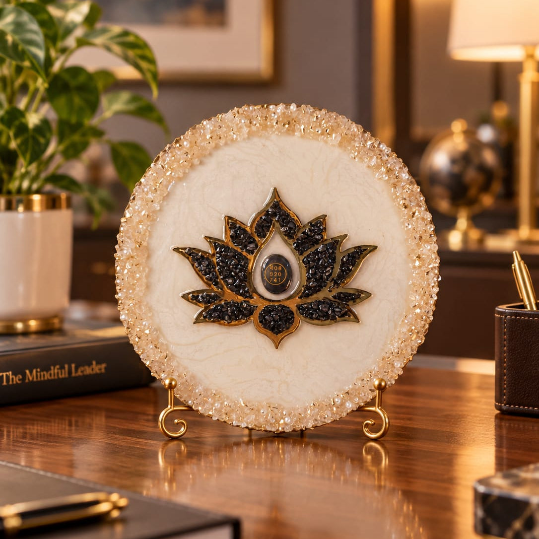 Anahat Kalaa – Royal Lotus Resin Art Décor ✨