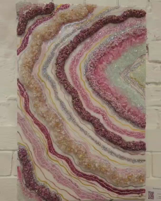 Anahat Kalaa Blush & Brilliance Wall Art